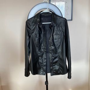 Guess pleather blouse